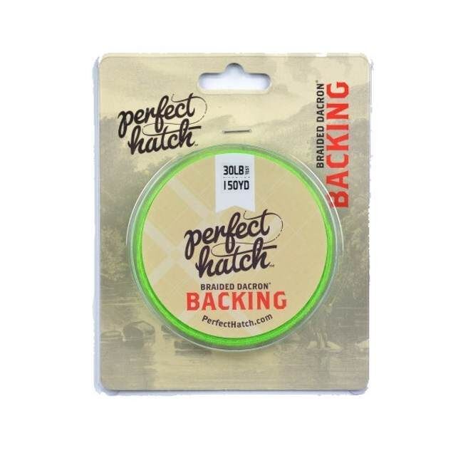 Perfect Hatch Chartreuse Fly Line Backing, 30-Lb, 150-Yd