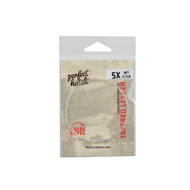 Perfect Hatch Knotless Tapered Leader, 9-Ft 5X