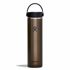 Hydro Flask Lightweight Wide Mouth Trail Series Obsidian Water Bottle, 24-Oz