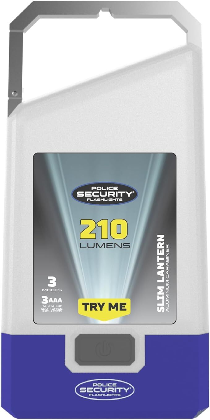 Police Security Slim Lantern, 210-Lm