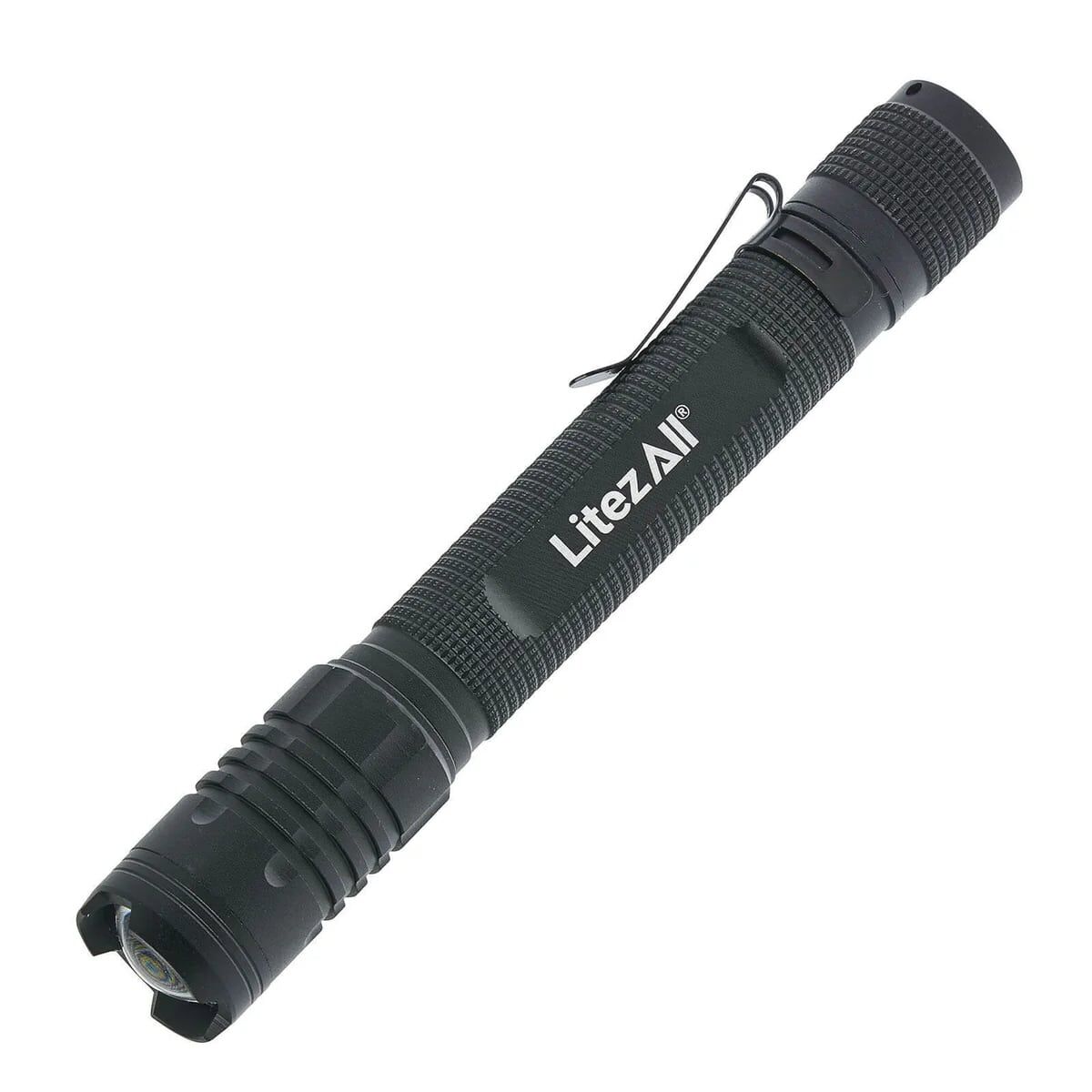 LitezAll 280 Lumen Tactical Flashlight and Pocket Knife Combo
