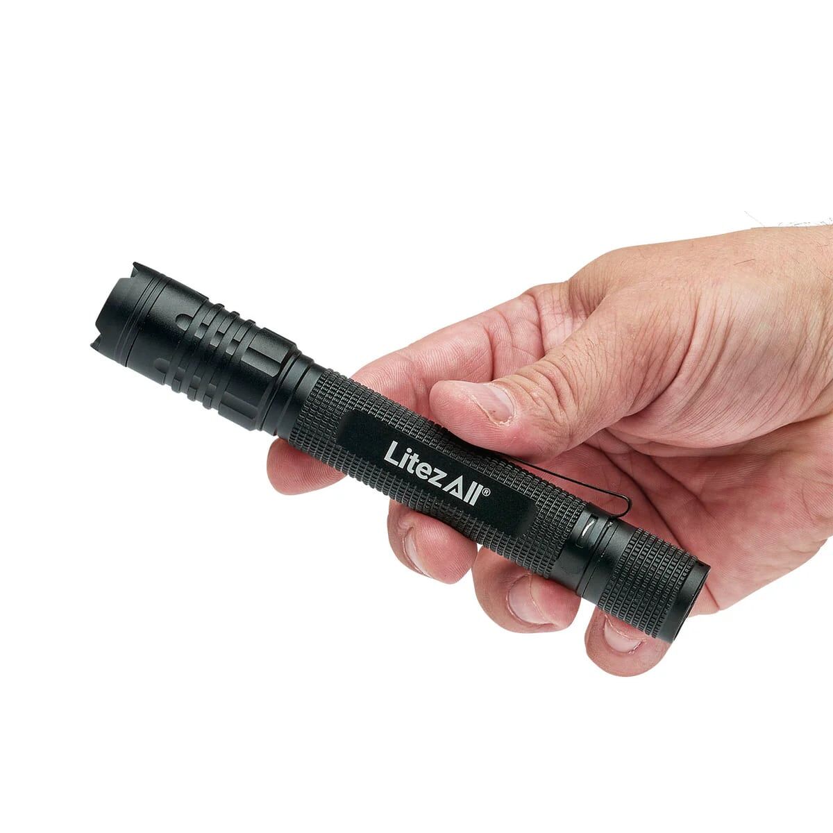 LitezAll 280 Lumen Tactical Flashlight and Pocket Knife Combo

