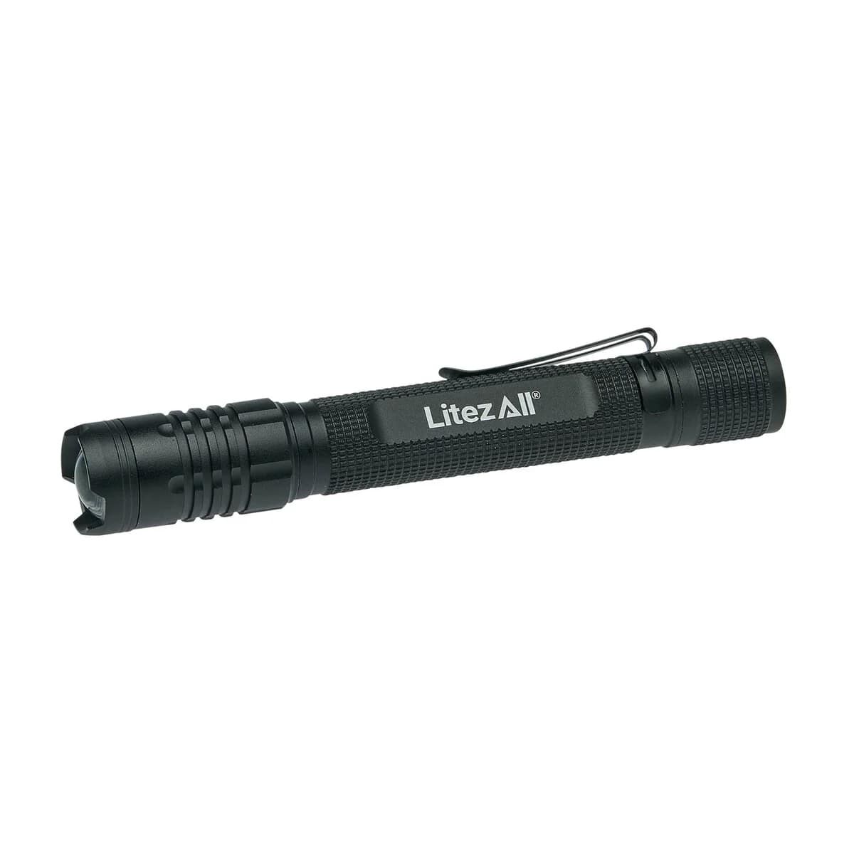 LitezAll 280 Lumen Tactical Flashlight and Pocket Knife Combo
