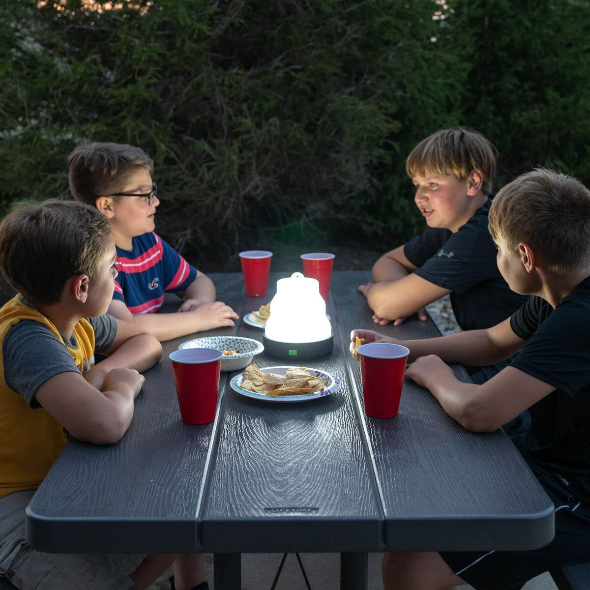 Litez All Kodiak Kompress Rechargeable Pop-Up Lantern, 7.5 X 6.6-In