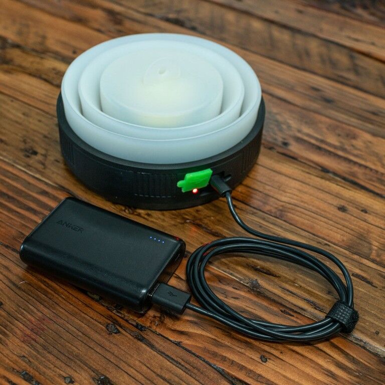 Litez All Kodiak Kompress Rechargeable Pop-Up Lantern, 7.5 X 6.6-In