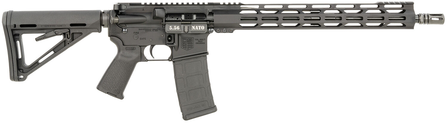 Diamondback Carbon DB15 5.56 NATO 16 in. Extended Line with 15 in. M-LOK Rail, Black, 30 rd.
