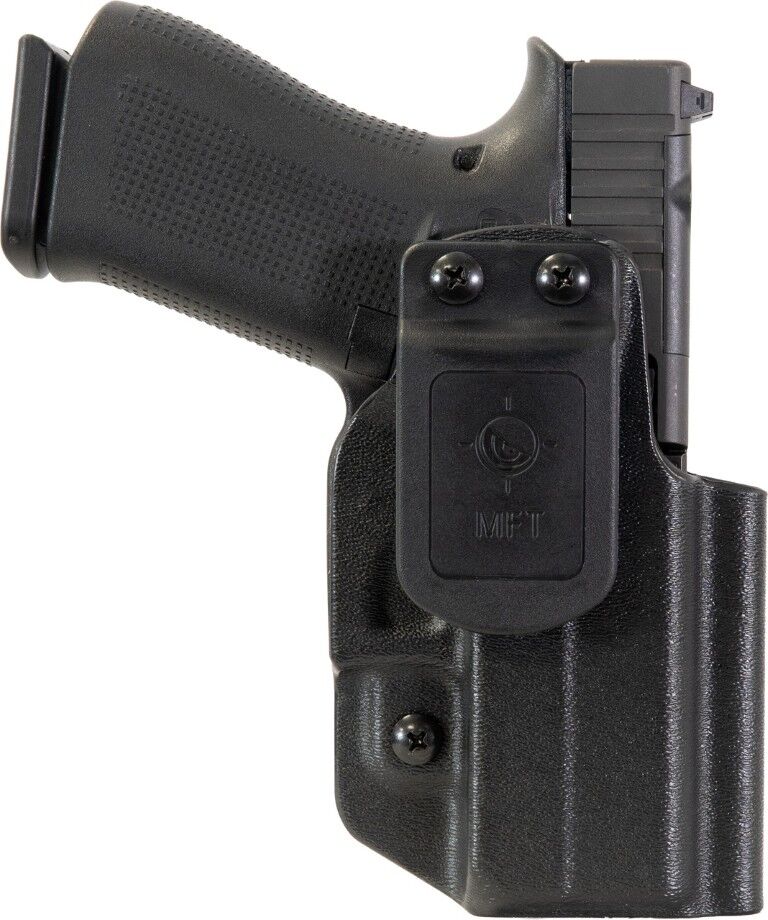 Mission First Tactical Black Boltaron Ambidextrous Glock 43/43X MOS Ultra Low-Ride AIWB Holster
