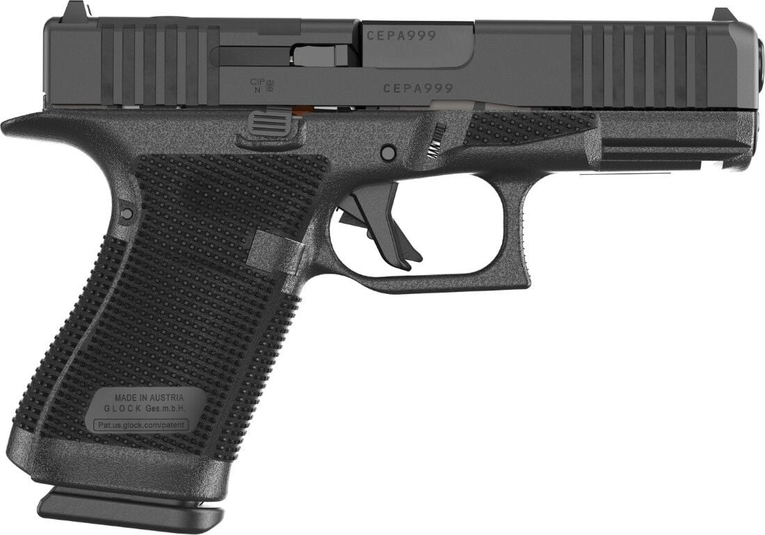 Glock G19 Gen6 9mm Compact Optics Ready Pistol, 15 rd.