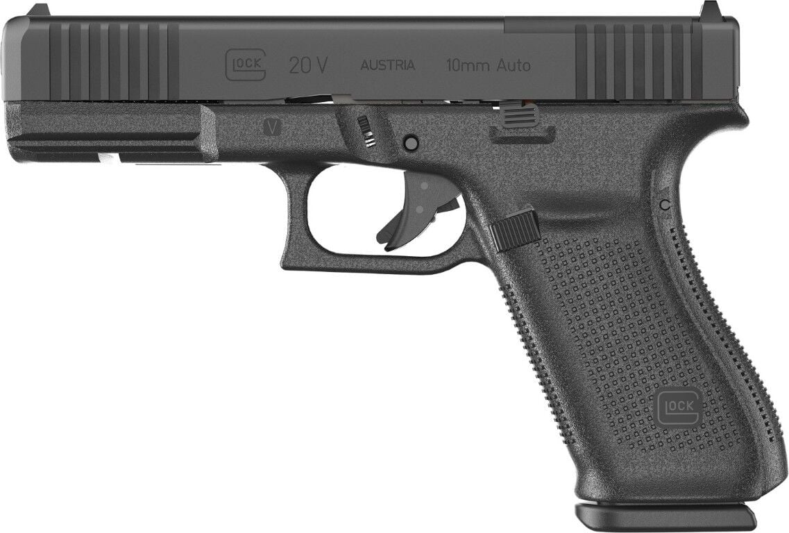 Glock G20 V MOS 10mm Auto Full Size Optics Ready Pistol, 15 rd.
