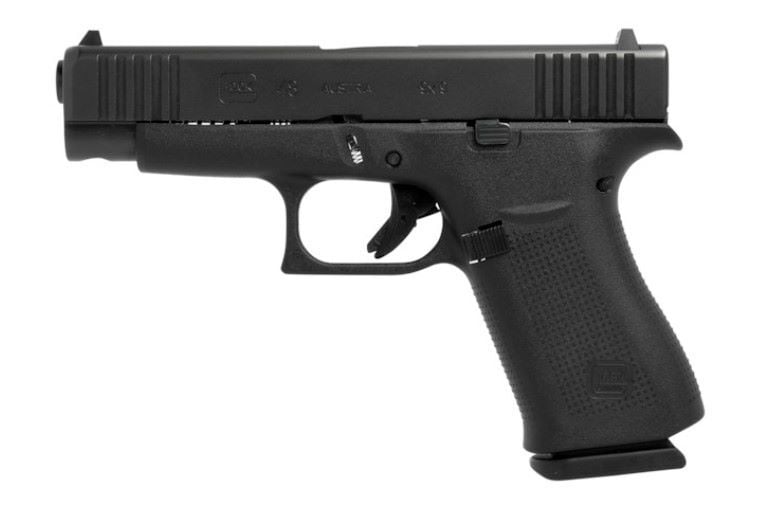 Glock 48 MOS 9mm Optics Ready Compact Pistol, 10-Rd