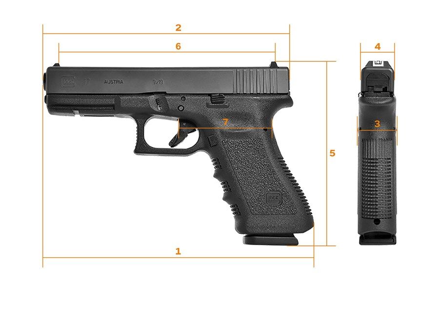 Glock G17 9x19-mm Pistol, 17-Rd