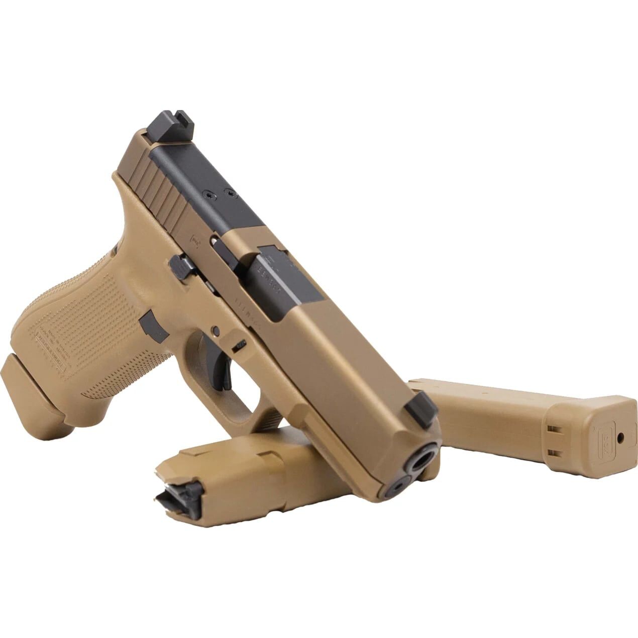 Glock 19X MOS Coyote 9mm Full Size Pistol, 19-Rd