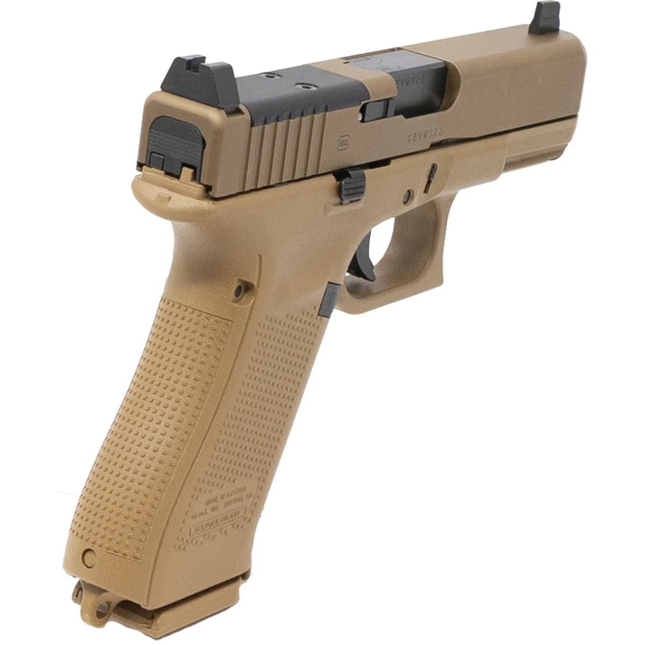 Glock 19X MOS Coyote 9mm Full Size Pistol, 19-Rd