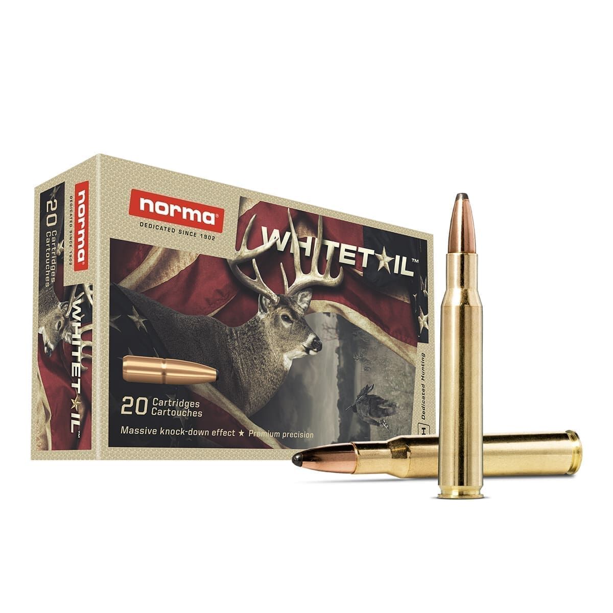 Norma Whitetail .30-06 Spring, 150 Grain, 20-Rd