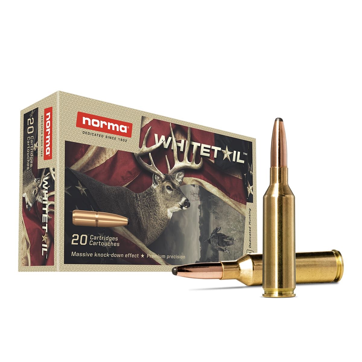 Norma Whitetail 6.5 PRC, 140 Grain, 20-Rd