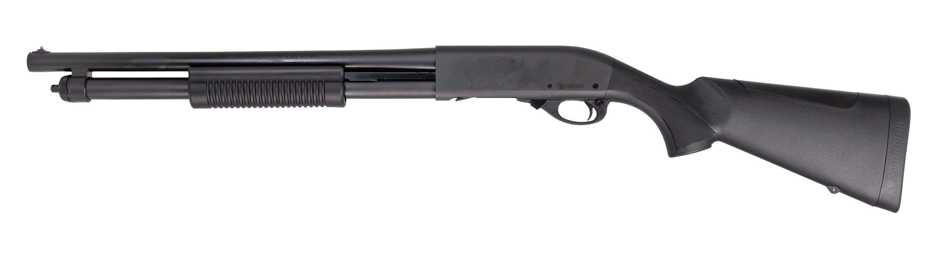Remington 870 Synthetic Tactical 12 Gauge 18.5" Pump Action Shotgun, 6-Rd