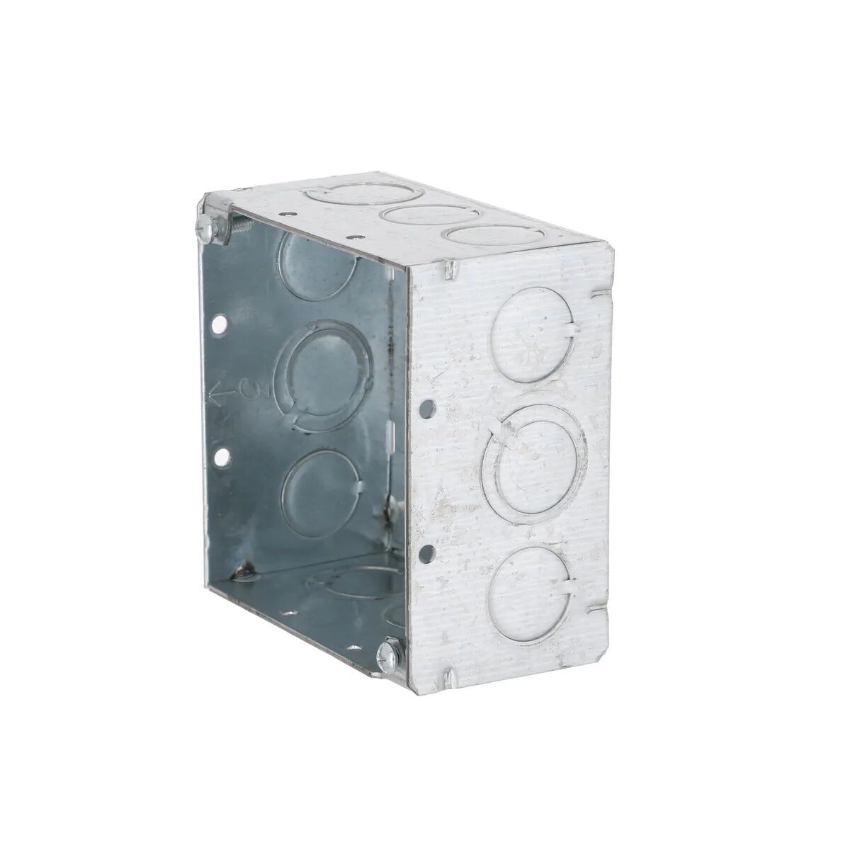 Raco Steel 2-Gang 8-Knockout Electrical Box
