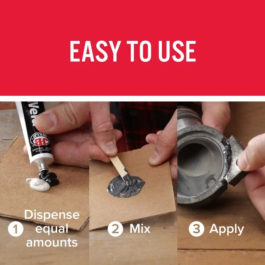 J-B Weld MarineWeld Quick Setting Epoxy Twin Tube, 2-Oz