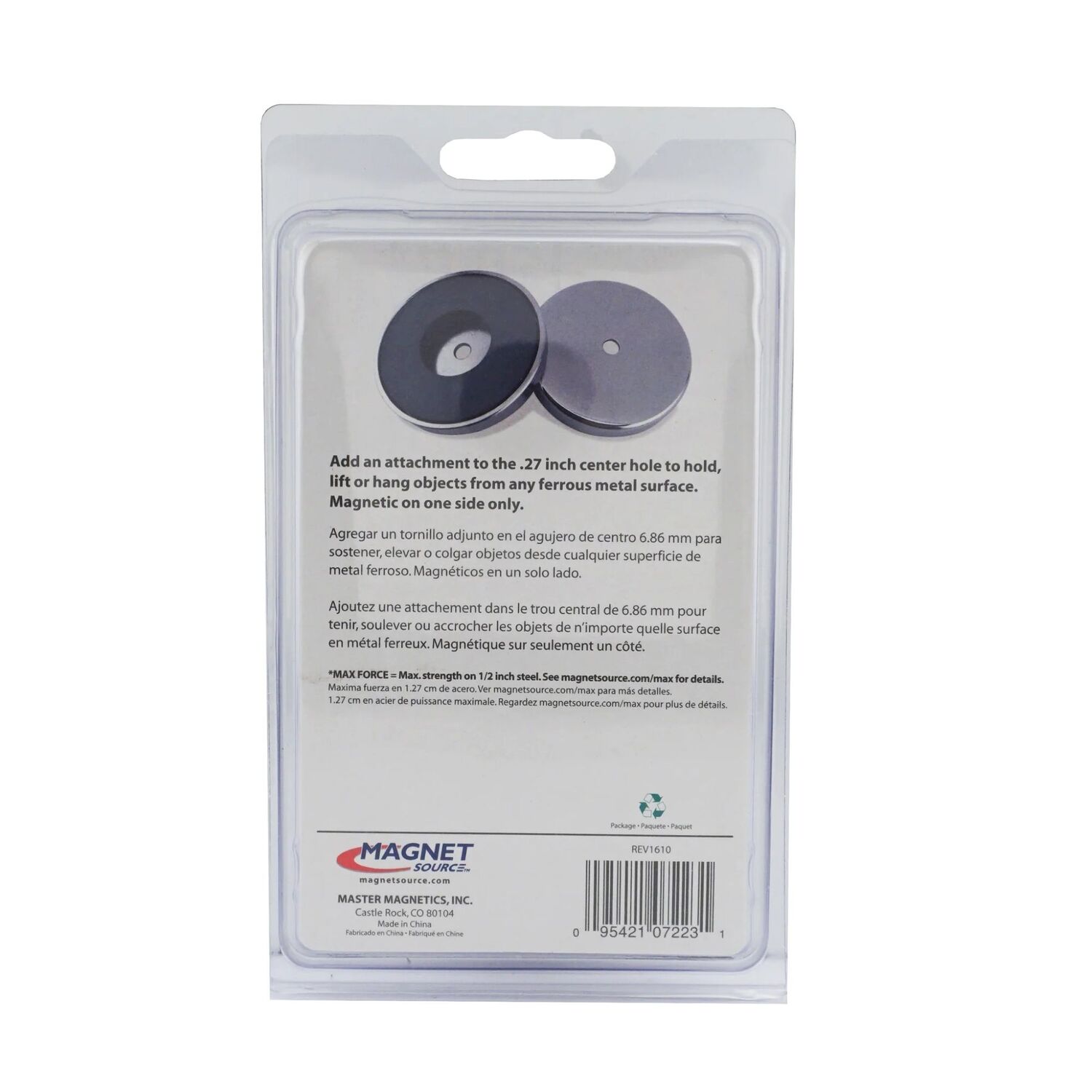 Magnet Source Heavy-Duty Ceramic Round Base Magnet