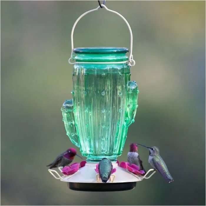 Perky-Pet Cactus Top-Fill Hummingbird Feeder, 32-Oz