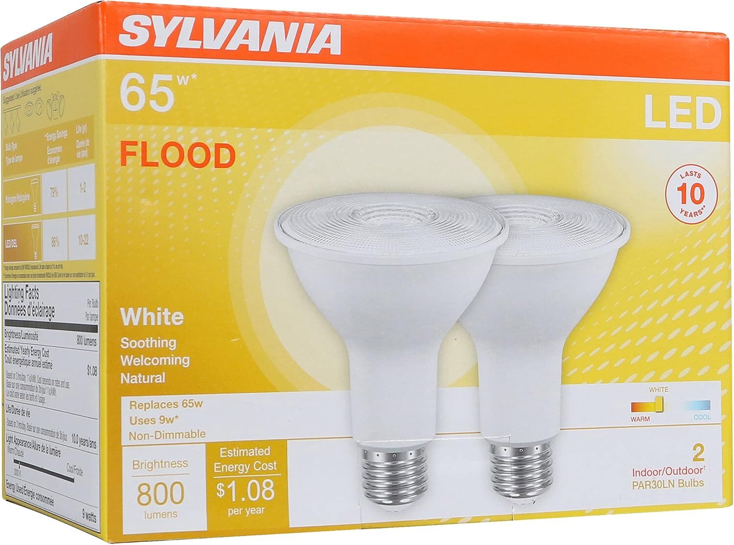 Sylvania LED Flood Light Bulb, 65-W