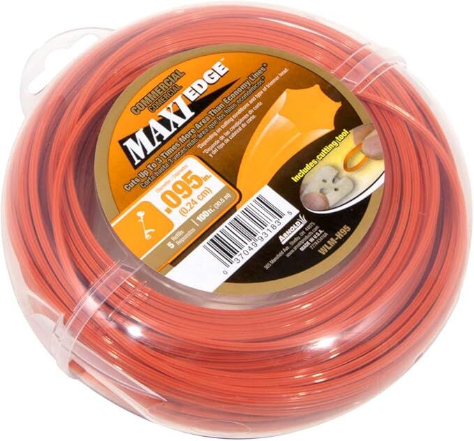 Arnold Maxi Edge Commercial Trimmer Line, .095-In X 100-Ft