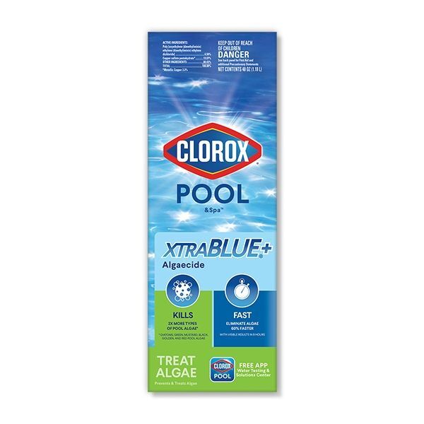 Clorox Pool & Spa XtraBlue+ Algaecide, 40-Oz