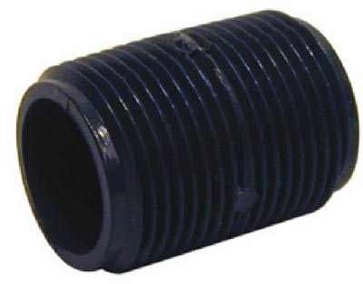 BK Products Close PVC Nipple - 3/4 in