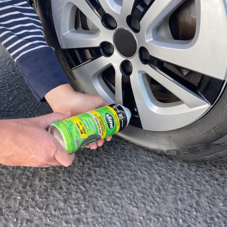 Slime Thru-Core Emergency Tire Sealant, 14-Oz