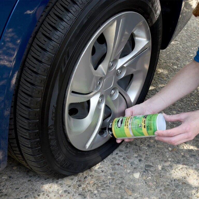 Slime Thru-Core Emergency Tire Sealant, 14-Oz