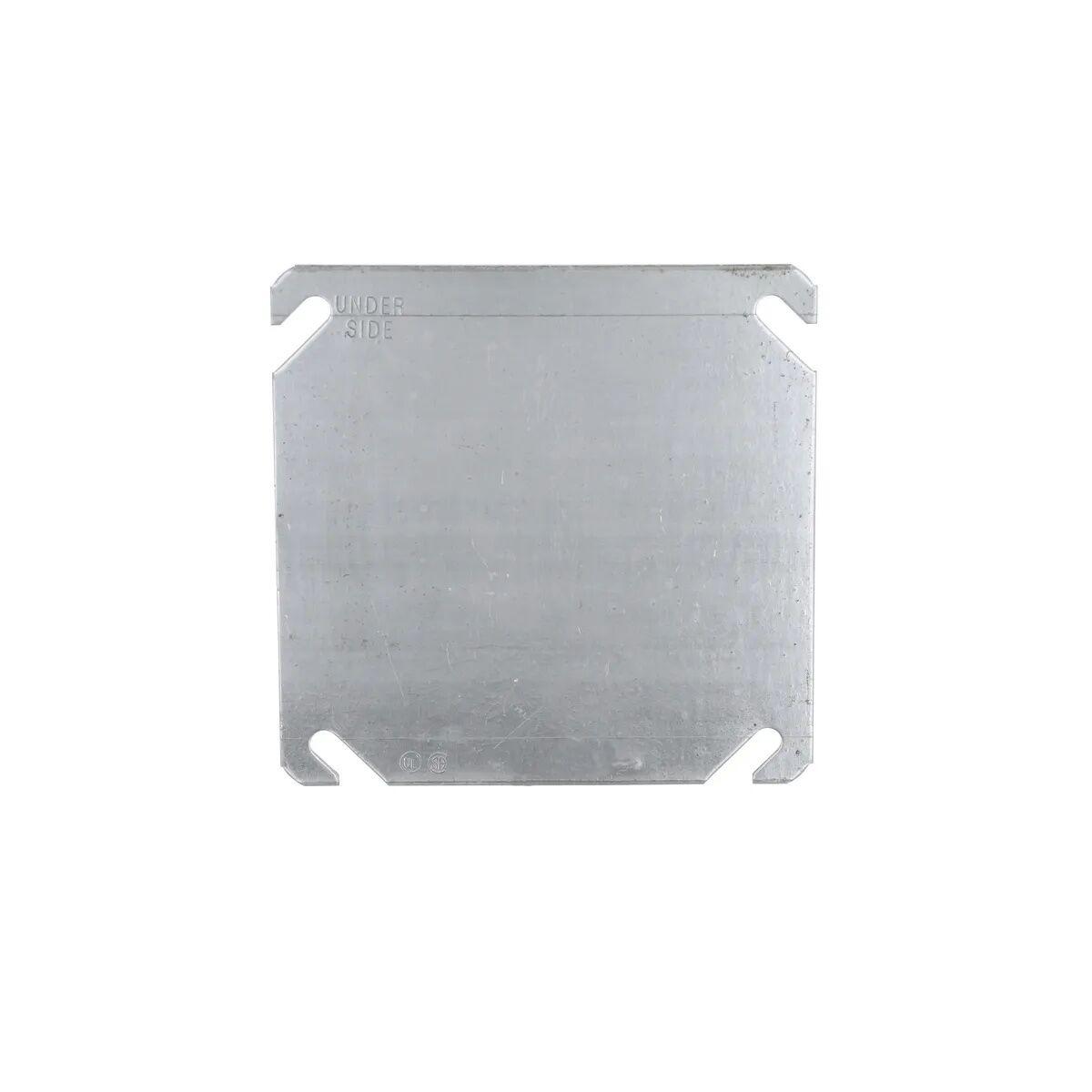 Raco Flat Square Cover Blank, 4-In x 4-In