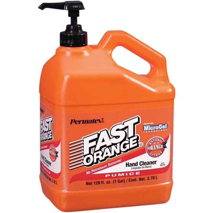 Fast Orange Fine Pumice Lotion Hand Cleaner With Pump, 1-Gal