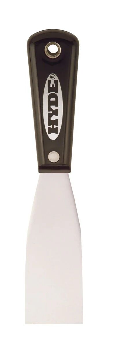 Hyde Black & Silver Carbon Steel Putty Knives, 1.5-In
