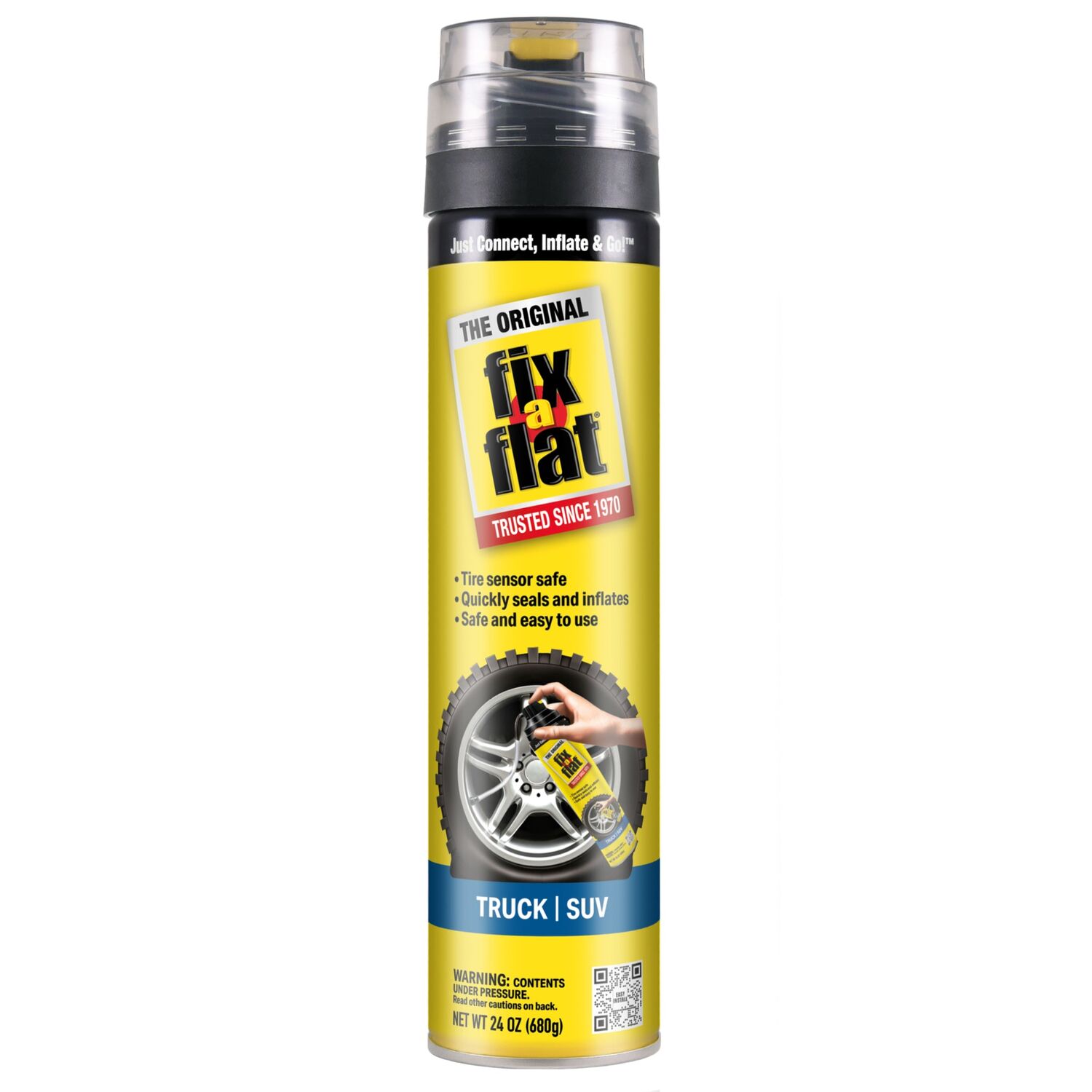 Fix-A-Flat Aerosol Tire Inflator, 24-Oz
