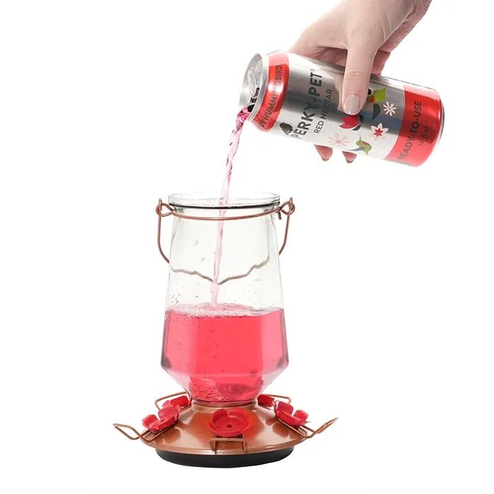 Perky-Pet Ready-To-Use Red Hummingbird Nectar, 16-Oz, 4-Pk