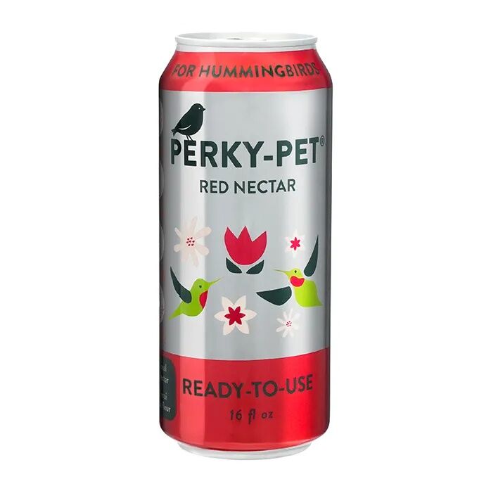 Perky-Pet Ready-To-Use Red Hummingbird Nectar, 16-Oz, 4-Pk