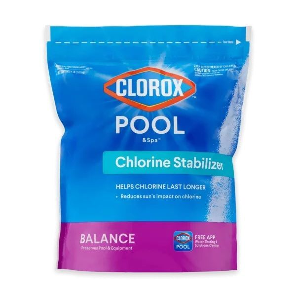 Clorox Pool & Spa Chlorine Stabilizer, 4-Lb
