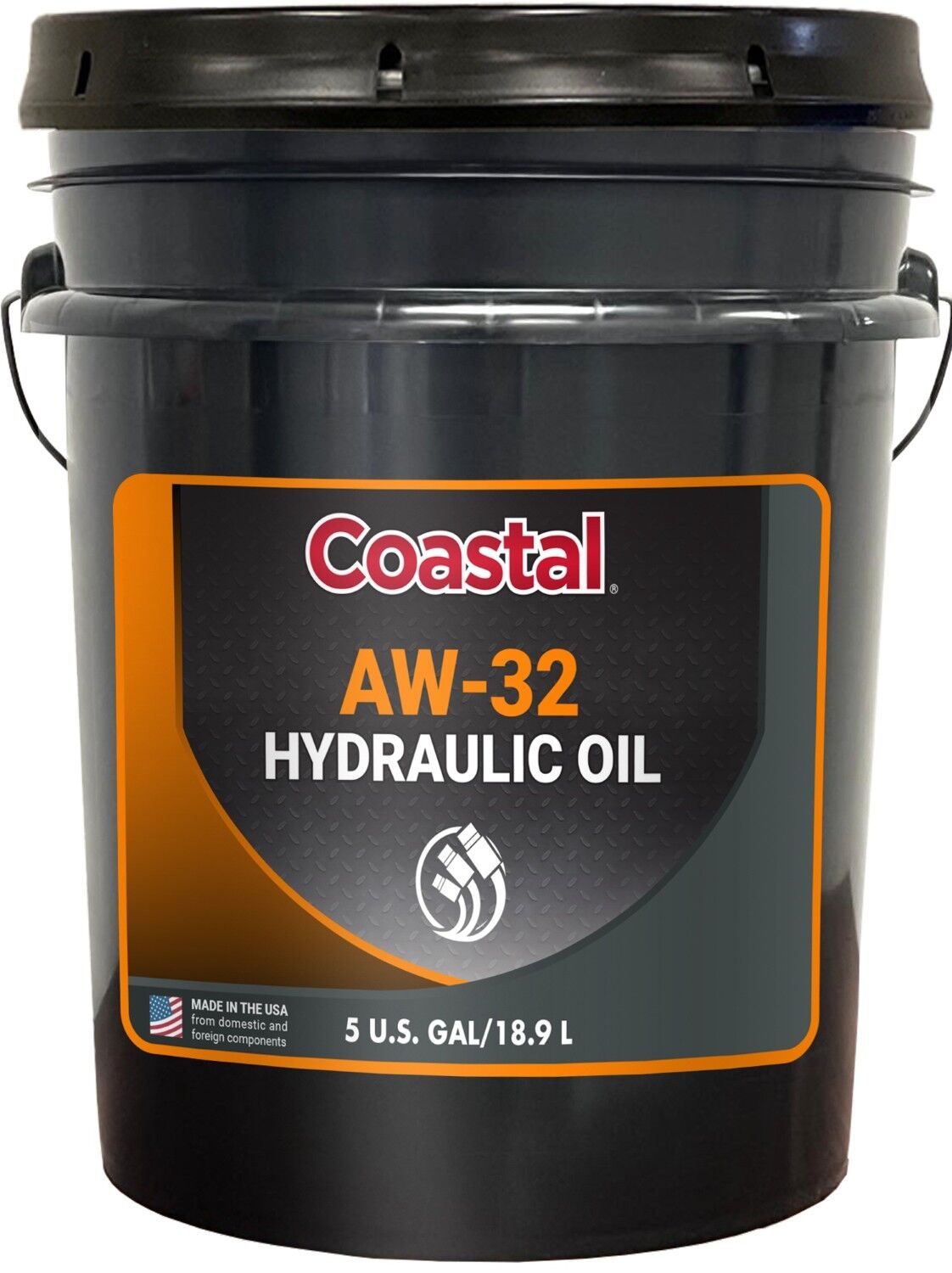 Warren Oil Coastal AW-32 Hydraulic Oil, 5 gal.