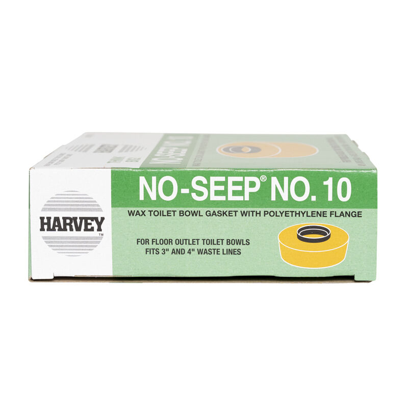 Harvey No-Seep No. 10 Extra Thick Standard Wax Gasket, 3-In To 4-In