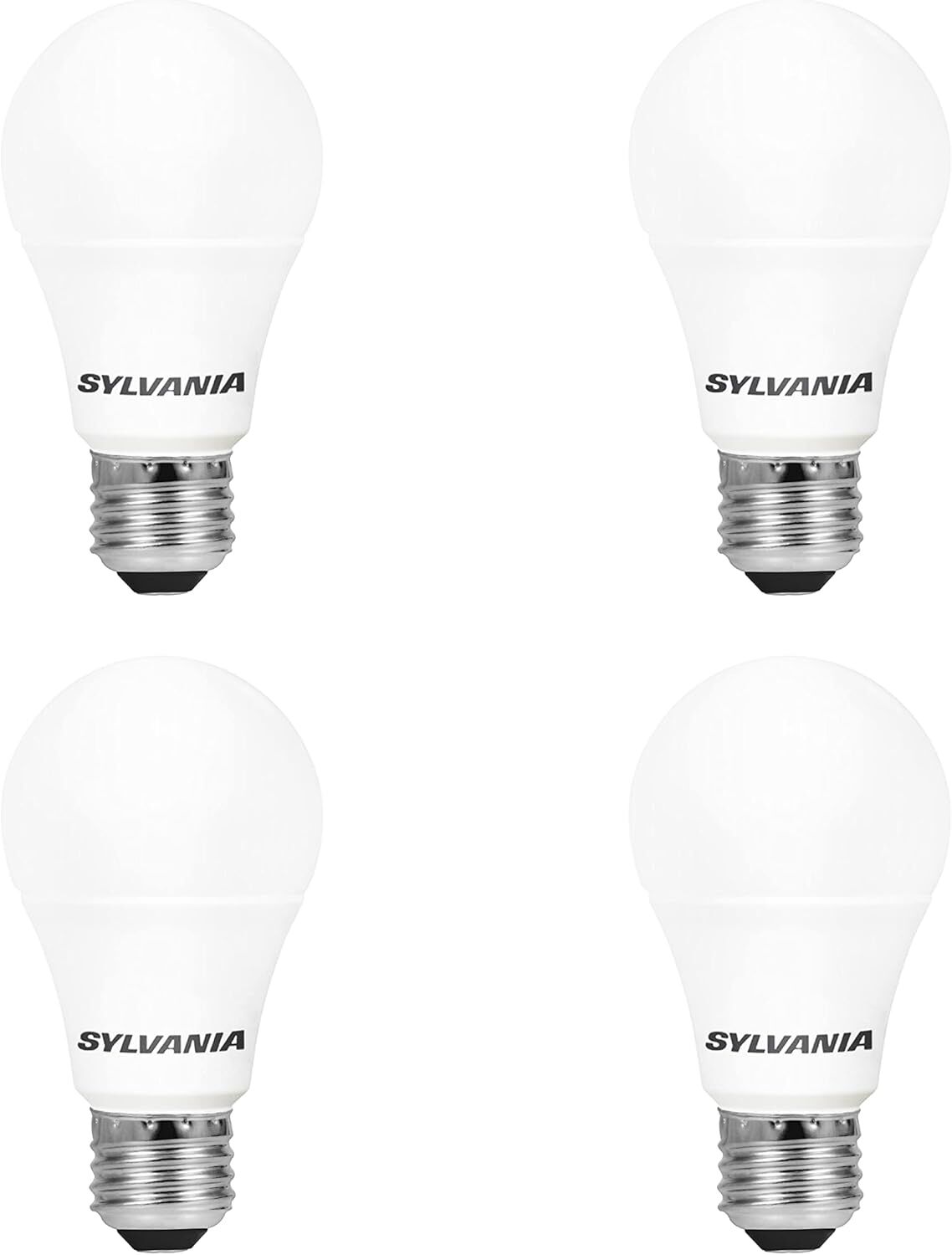 Sylvania A19 12 Watt Frosted Soft White LED Light Bulb, 4-Pk