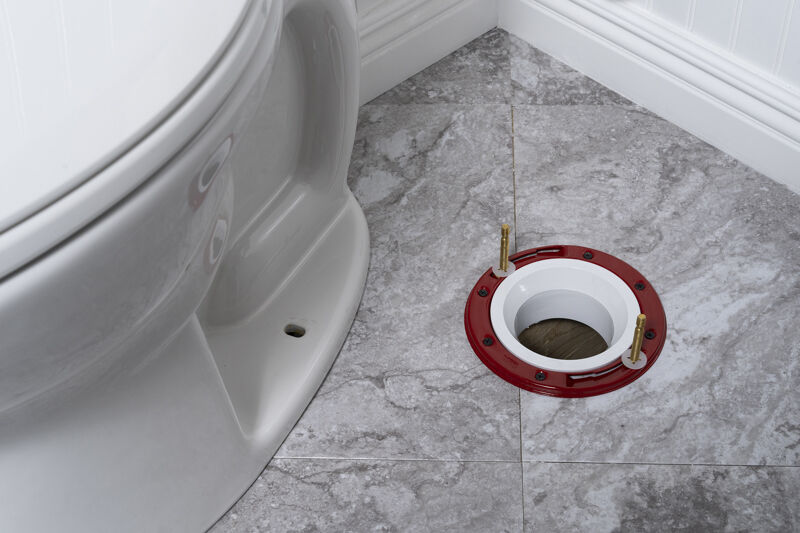 Oatey PVC Level-Fit Closet Flange With Metal Ring