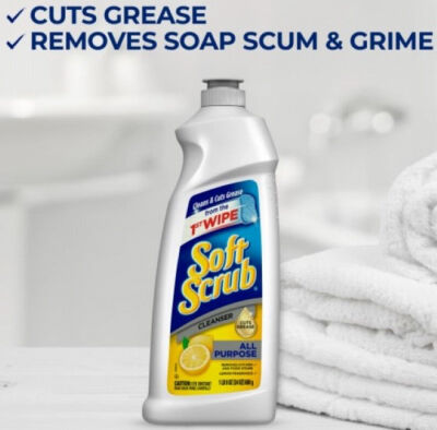 Soft Scrub Lemon Scent Cleanser, 24-Oz