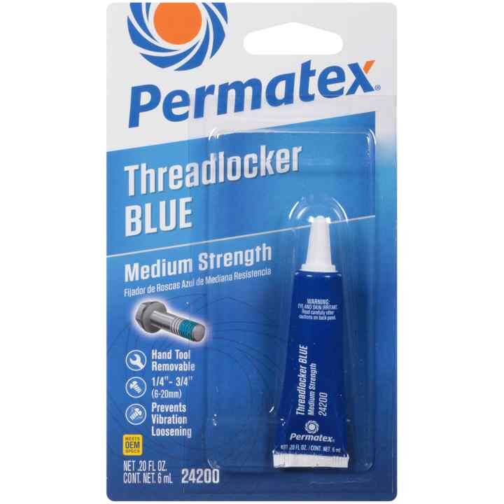 Permatex Medium Strength Threadlocker Blue, 6 ML