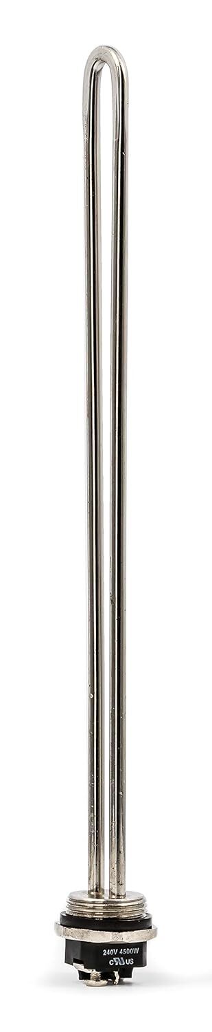 Camco High Watt Density 4500 Watt Screw-In Water Heater Element, 240-V