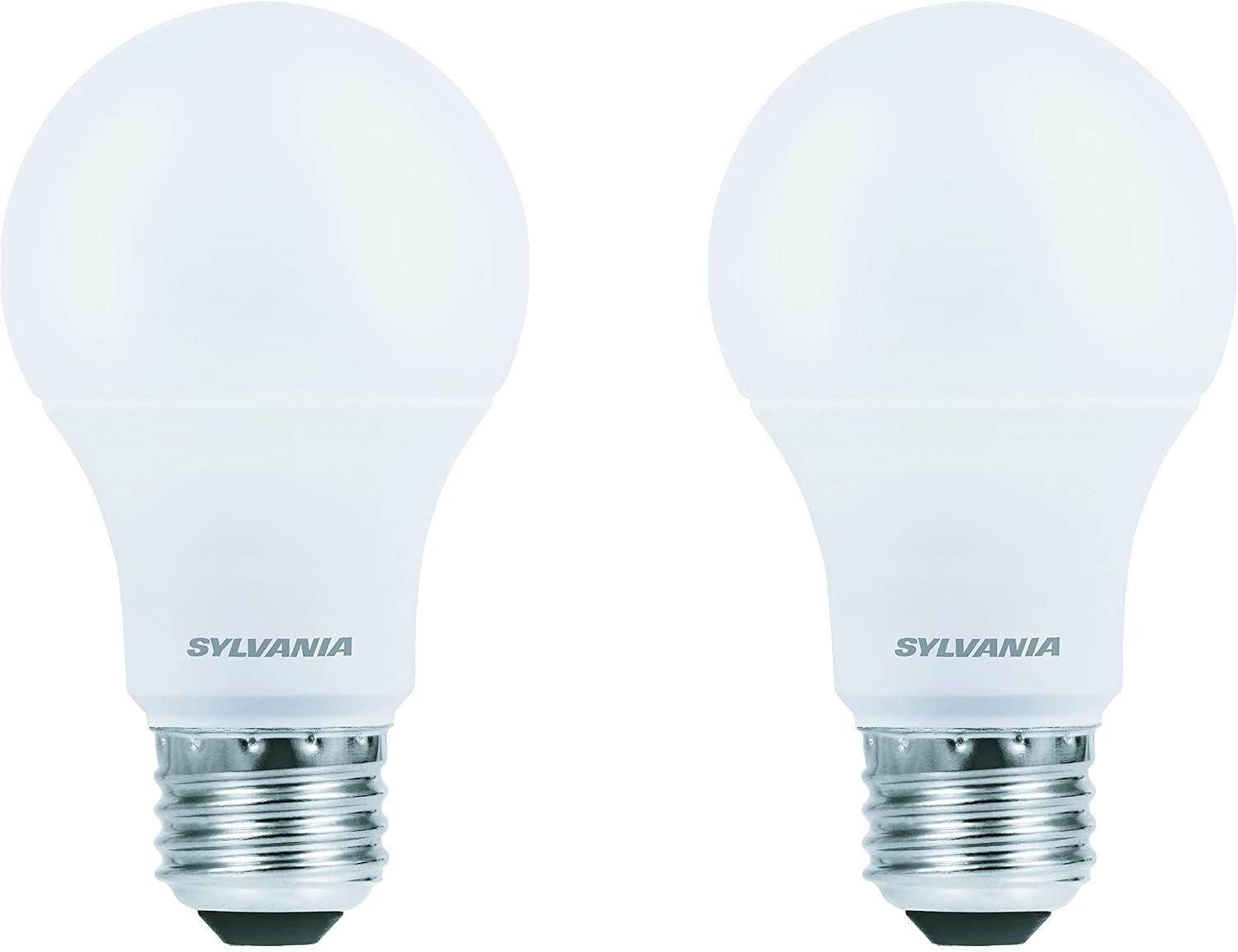 Sylvania A19 8.5 Watt Frosted Daylight LED Light Bulb, 2-Pk
