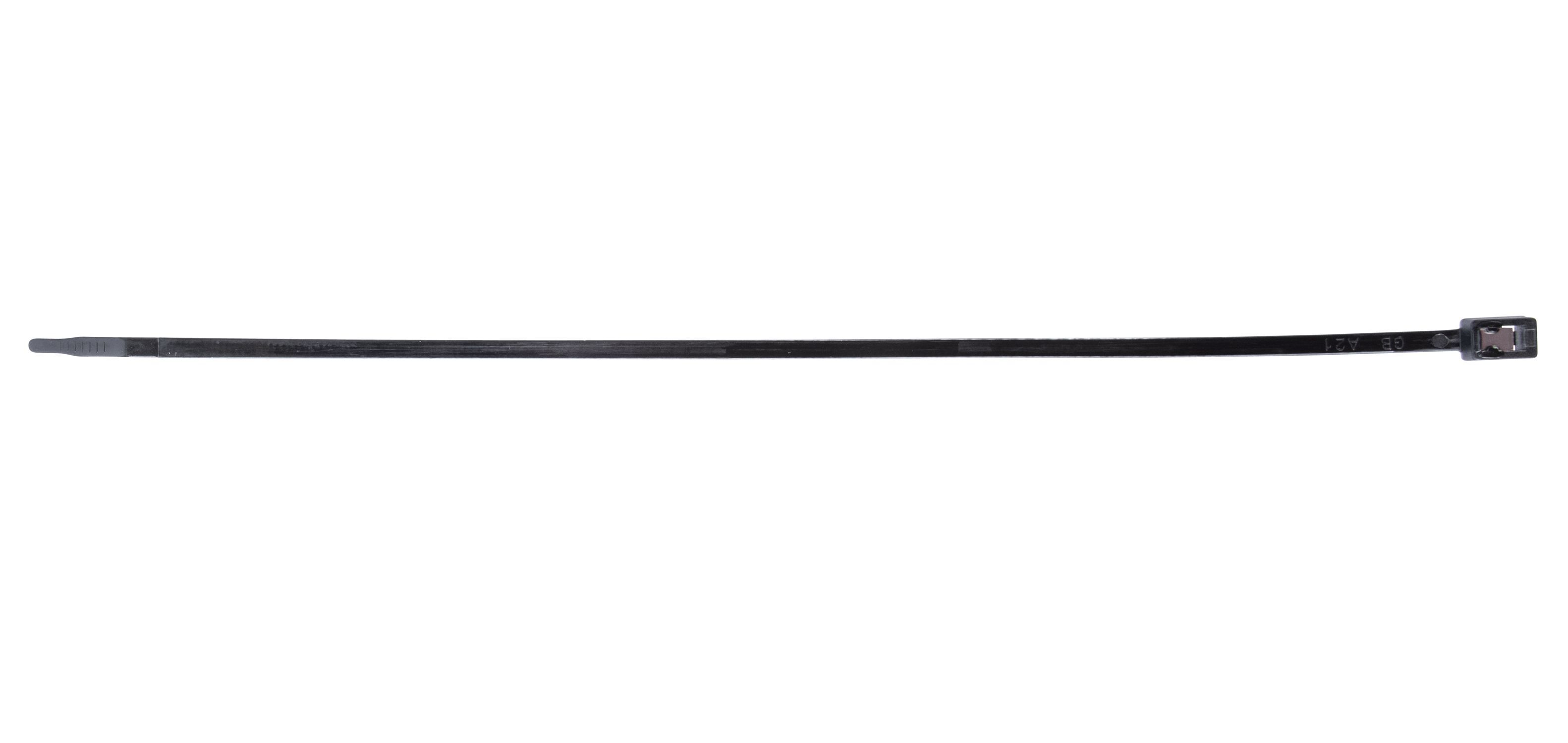 Gardner Bender Black Cable Tie Self Cutting, 11-In, 50-Pk