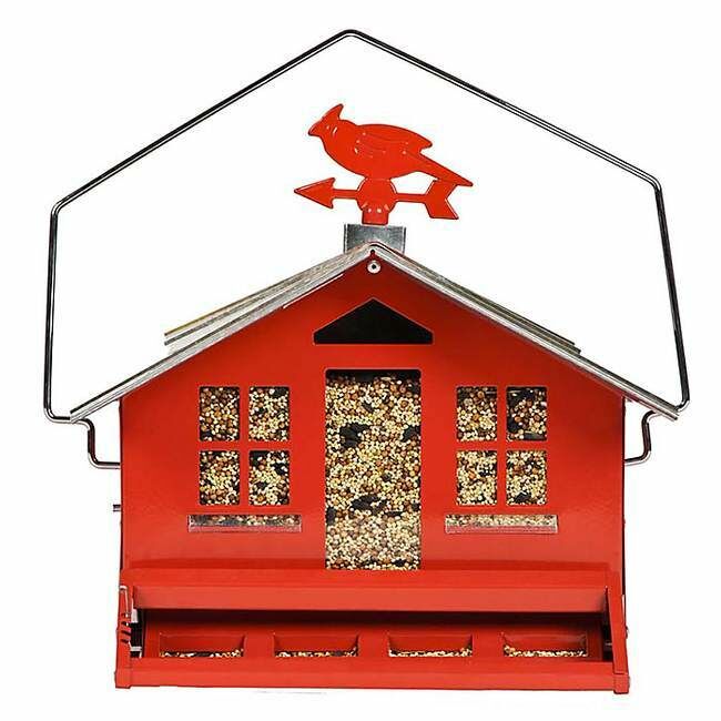 Perky-Pet Squirrel-Be-Gone&Reg; II Country Style Feeder - Red