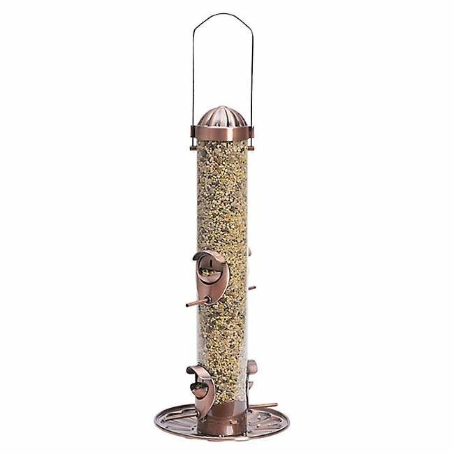 Perky-Pet 2-In-1 Wild Bird Feeder - Copper
