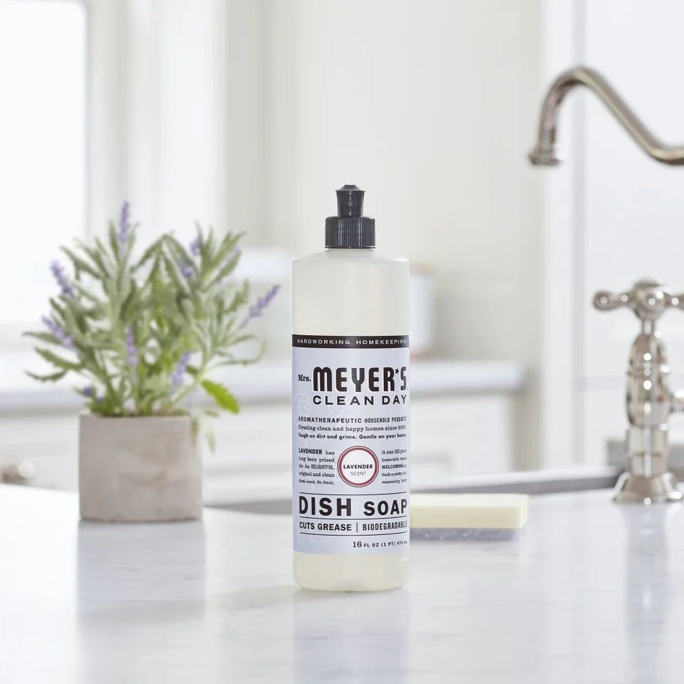 Mrs. Meyer's Clean Day Lavender Dish Soap, 16-Oz