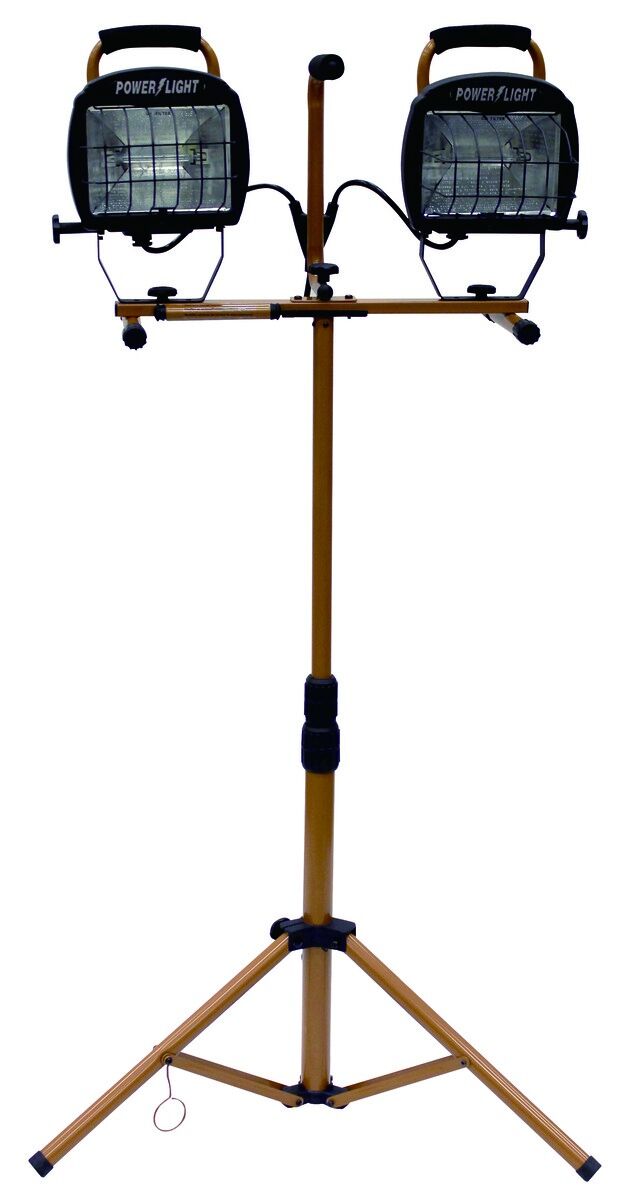 Southwire Corded Twin Telescoping Work Light, 1000-W